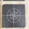 Maritimer Untersetzer Glasuntersetzer Nautik Schiefer 4 Stück im Set Maritimer Untersetzer Glasuntersetzer Nautik Schiefer 4 Stück im Set