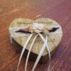 Ringkissen Holz Herz boho Trockenblumen 2
