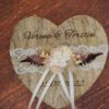 Ringkissen Holz Herz boho Trockenblumen 2
