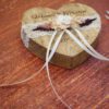 Ringkissen Holz Herz boho Trockenblumen 2