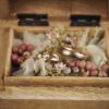 Ringkissen / Ringkästchen / Ringbox / Holzkästchen