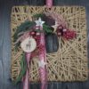 Hoop Advent Wand oder Türkdeko quadratisch rosa Hoop Advent Wand oder Türkdeko quadratisch rosa