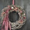Türkranz Advent rosa beere Weihnacht