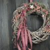 Türkranz Advent rosa beere Weihnacht
