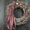 Türkranz Advent rosa beere Weihnacht