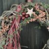 Türkranz Advent rosa beere Weihnacht