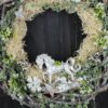 Türkranz Advent weiß grüne Weihnacht Schaukelpferd