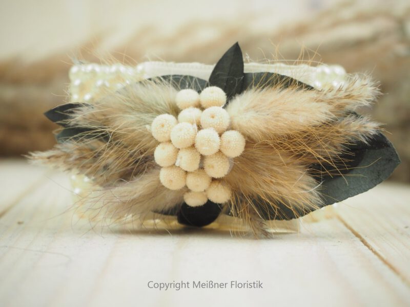 Armband Trockenblumen Trauzeugin Brautjungfer Perle Armband Trockenblumen Trauzeugin Brautjungfer Perle