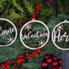 meissner-floristikAverage rating: 0 reviews Christbaumschmuck individualisiert Holz Namen
