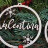 meissner-floristikAverage rating: 0 reviews Christbaumschmuck individualisiert Holz Namen