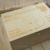 Erinnerungskiste personalisiert Geschenk zur Geburt / Baby Fuchs