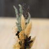 Fotohalter Kartenhalter Holz mit Gravur Trockenblumen
