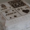 Geschenk zur Geburt, Holzkästchen mit Gravur, Baby Geschenk personalisiert
