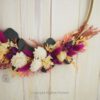 Großer Hoop Loop Türkranz Wandkranz  bunter Knaller Trockenblumen 40 cm