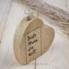 Holzdeko Vase, Geschenk für die beste Mama