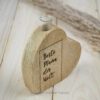 Holzdeko Vase, Geschenk für die beste Mama