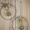Hoop / Loop Mini mit Trockenblumen und Mini Vase 2er Set
