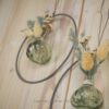 Hoop / Loop Mini mit Trockenblumen und Mini Vase 2er Set