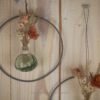 Hoop / Loop Mini mit Trockenblumen und Mini Vase 2er Set orange