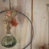 Hoop / Loop Mini mit Trockenblumen und Mini Vase 2er Set orange