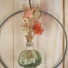 Hoop / Loop Mini mit Trockenblumen und Mini Vase 2er Set orange