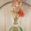 Hoop / Loop Mini mit Trockenblumen und Mini Vase 2er Set orange