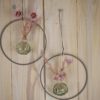 Hoop / Loop Mini mit Trockenblumen und Mini Vase 2er Set rosa