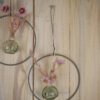 Hoop / Loop Mini mit Trockenblumen und Mini Vase 2er Set rosa