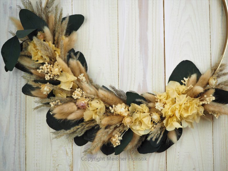 Hoop Loop Trockenkranz Trockenblumen Wandkranz Türkranz Flowerhoop 25 / 35 oder 45 cm Durchmesser creme Hoop Loop Trockenkranz Trockenblumen Wandkranz Türkranz Flowerhoop 25 / 35 oder 45 cm Durchmesser creme