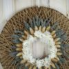 Hoop Trockenkranz Trockenblumen Wandkranz Türkranz Flowerhoop Fadenhoop Größe 30 oder 40 cm