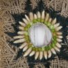 Hoop Trockenkranz Trockenblumen Wandkranz Türkranz Flowerhoop Fadenhoop Größe 30 oder 40 cm quadratisch