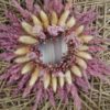 Hoop Trockenkranz Trockenblumen Wandkranz Türkranz Flowerhoop Fadenhoop Größe 30 oder 40 cm quadratisch rosa Hoop Trockenkranz Trockenblumen Wandkranz Türkranz Flowerhoop Fadenhoop Größe 30 oder 40 cm quadratisch rosa