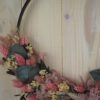 Hoop Trockenkranz Wandkranz  rosa Eleganz Trockenblumen ab 25 cm