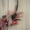 Hoop Trockenkranz Wandkranz  rosa Eleganz Trockenblumen ab 25 cm