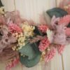 Hoop Trockenkranz Wandkranz  rosa Eleganz Trockenblumen ab 25 cm