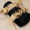 Kopfkranz Armband Set Trockenblumen Hochzeit Kommunion Newborn Shooting