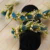 Kopfkranz Armband Set Trockenblumen Hochzeit Kommunion Newborn Shooting