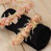 Kopfkranz Armband Set Trockenblumen Hochzeit Kommunion Newborn Shooting