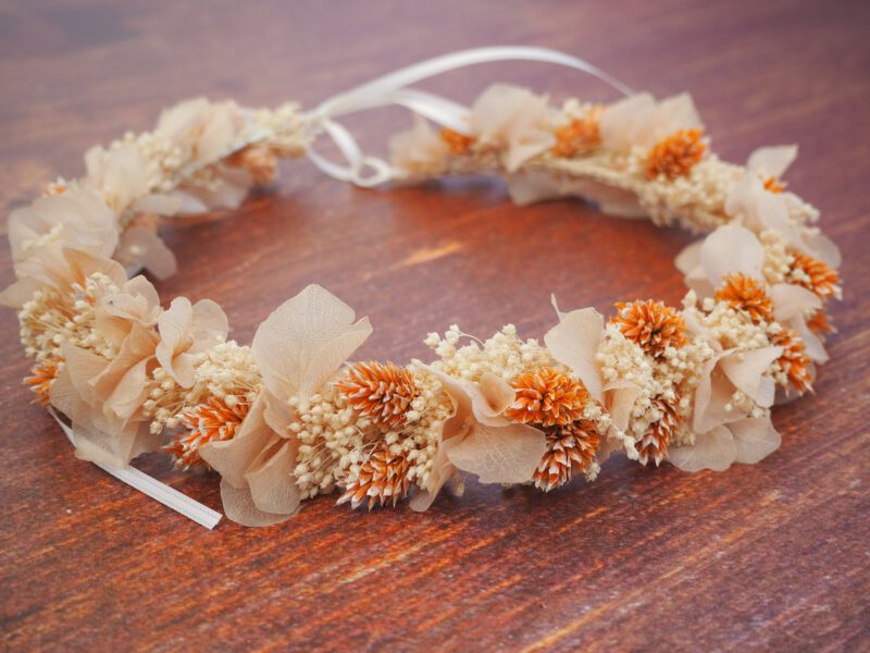 Kopfkranz Trockenblumen Hochzeit Kommunion Oktoberfest