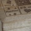 Personalisiertes Geschenk zur Geburt, Holzkästchen mit Gravur, Baby Geschenk personalisiert
