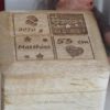 Personalisiertes Geschenk zur Geburt, Holzkästchen mit Gravur, Baby Geschenk personalisiert