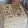 Personalisiertes Geschenk zur Geburt, Holzkästchen mit Gravur, Baby Geschenk personalisiert