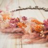 personalisiertes Ring Lieblingsmama / Lieblingspapa aus Holz mit Trockenblumen rosa peach personalisiertes Ring Lieblingsmama / Lieblingspapa aus Holz mit Trockenblumen rosa peach