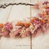 personalisiertes Ring Lieblingsmama / Lieblingspapa aus Holz mit Trockenblumen rosa peach personalisiertes Ring Lieblingsmama / Lieblingspapa aus Holz mit Trockenblumen rosa peach