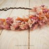 personalisiertes Ring Lieblingsmama / Lieblingspapa aus Holz mit Trockenblumen rosa peach personalisiertes Ring Lieblingsmama / Lieblingspapa aus Holz mit Trockenblumen rosa peach