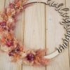 personalisiertes Ring Lieblingsmama / Lieblingspapa aus Holz mit Trockenblumen rosa peach personalisiertes Ring Lieblingsmama / Lieblingspapa aus Holz mit Trockenblumen rosa peach