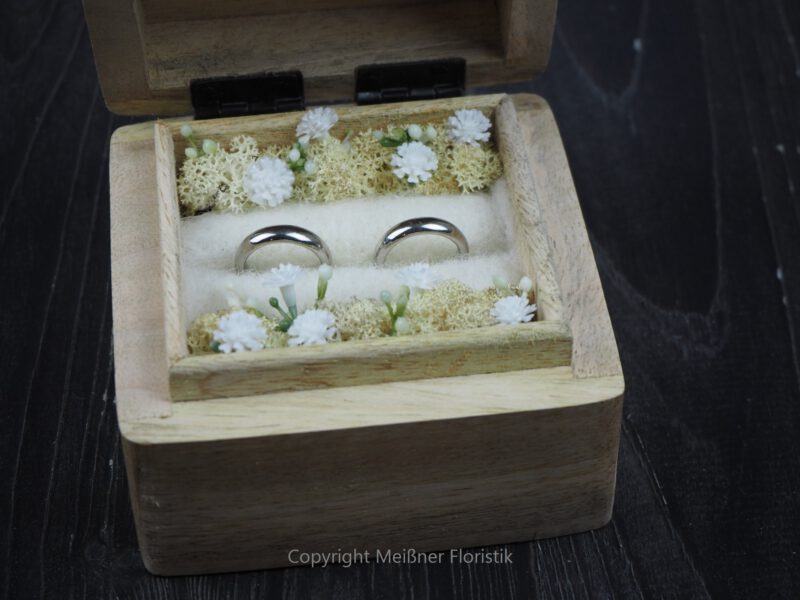 Ringkästchen, Ringbox Mangoholz