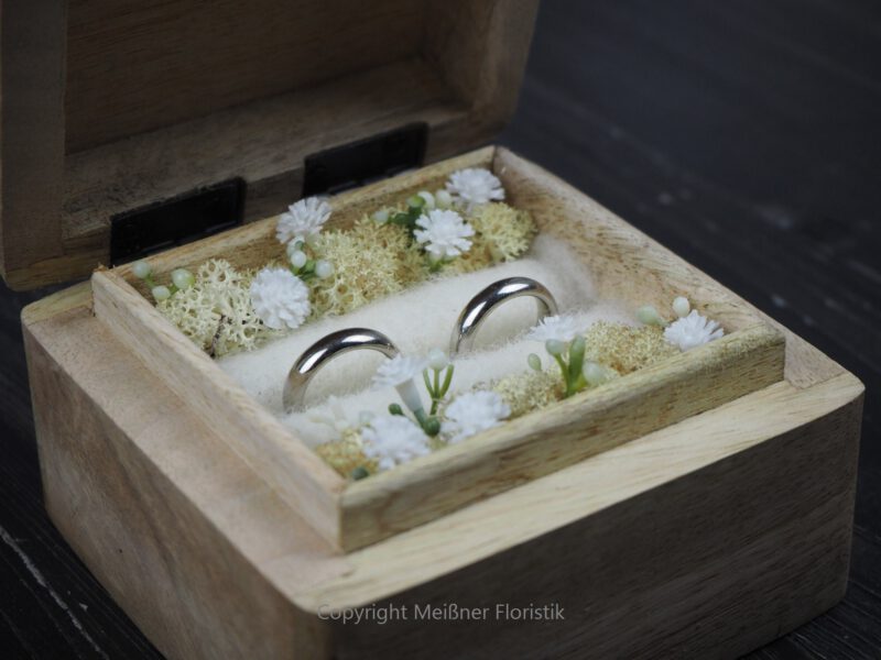 Ringkästchen, Ringbox Mangoholz