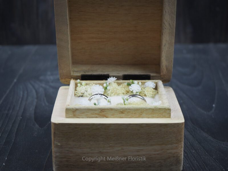 Ringkästchen, Ringbox Mangoholz