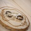 Ringkissen Holz Baumscheibe / Astscheibe vintage boho Ringkissen Holz Baumscheibe / Astscheibe vintage boho